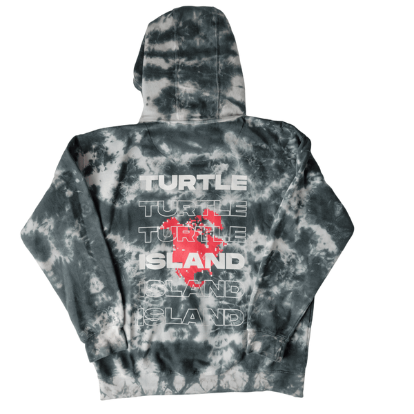 Turtle Island Tie Hoodie