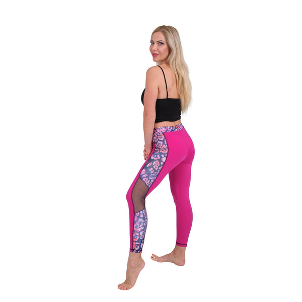 Women’s Leopard Mesh Leggings