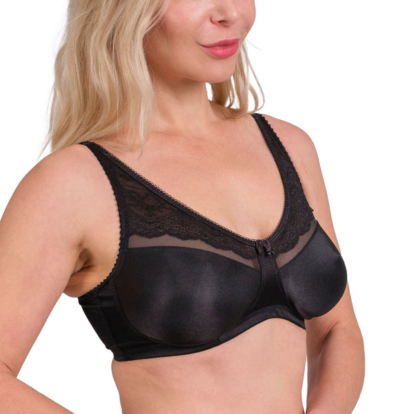 Wireless Full-Coverage Lace Bra