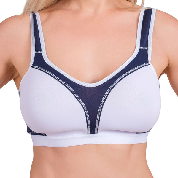 High-Impact Sports Bra with Breathable Mesh