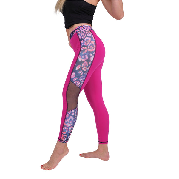 Women’s Leopard Mesh Leggings