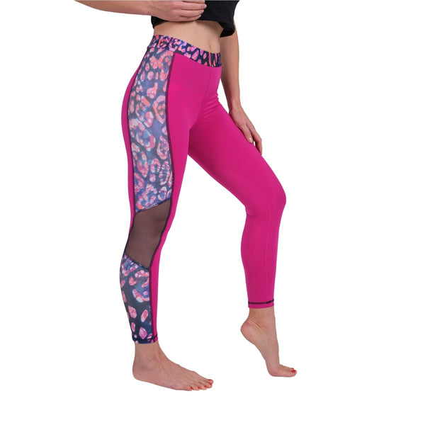 Women’s Leopard Mesh Leggings