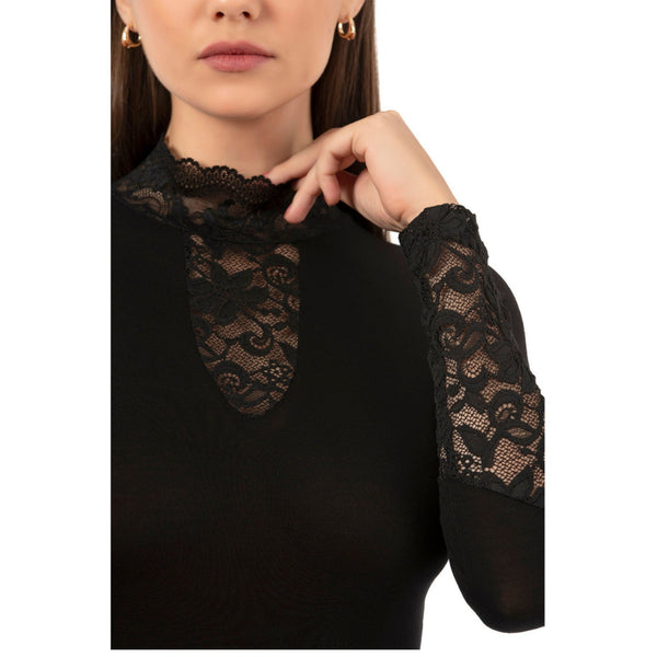 Women’s High Neck Lace Bodysuit