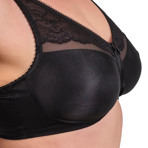 Wireless Full-Coverage Lace Bra