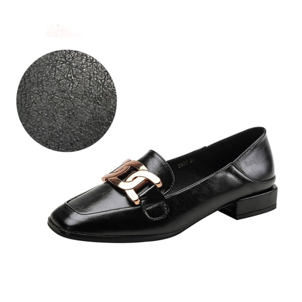 Square Toe Loafers