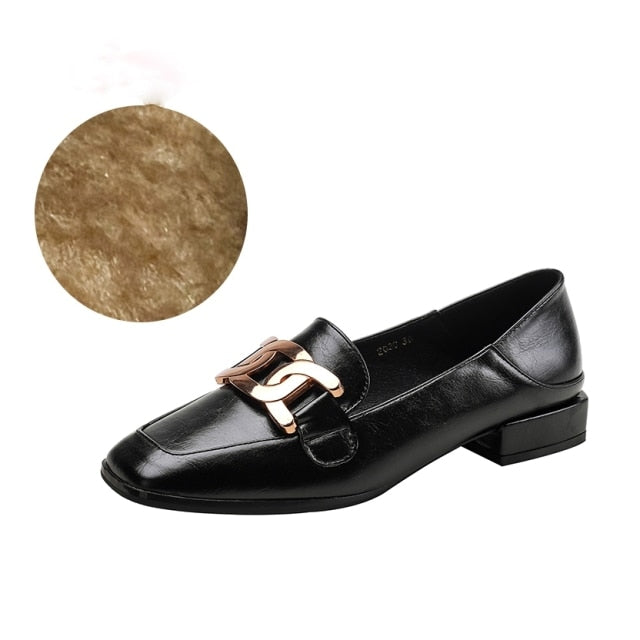 Square Toe Loafers