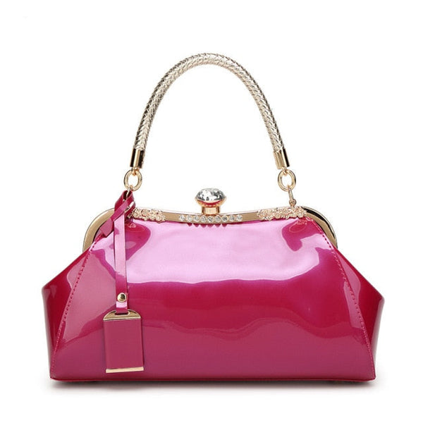 Luxury Leather Shine Handbag