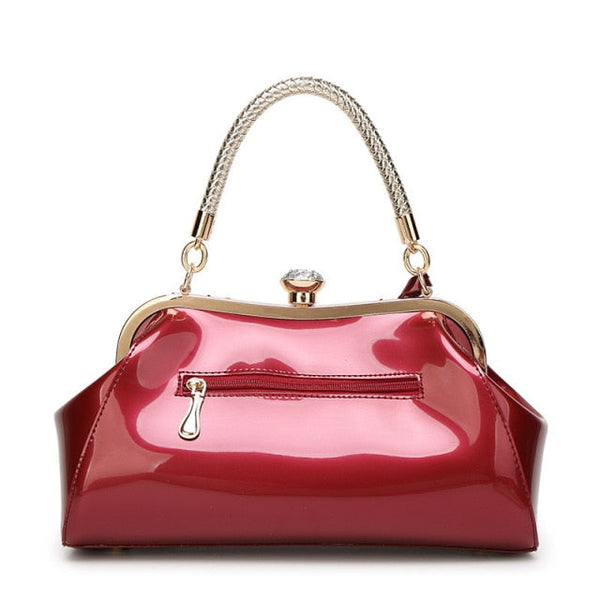 Luxury Leather Shine Handbag