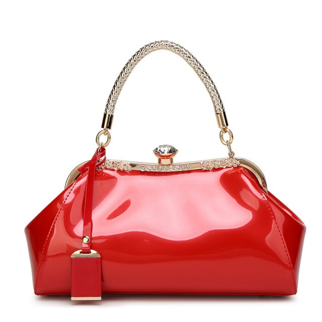 Luxury Leather Shine Handbag
