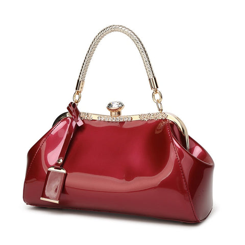 Luxury Leather Shine Handbag