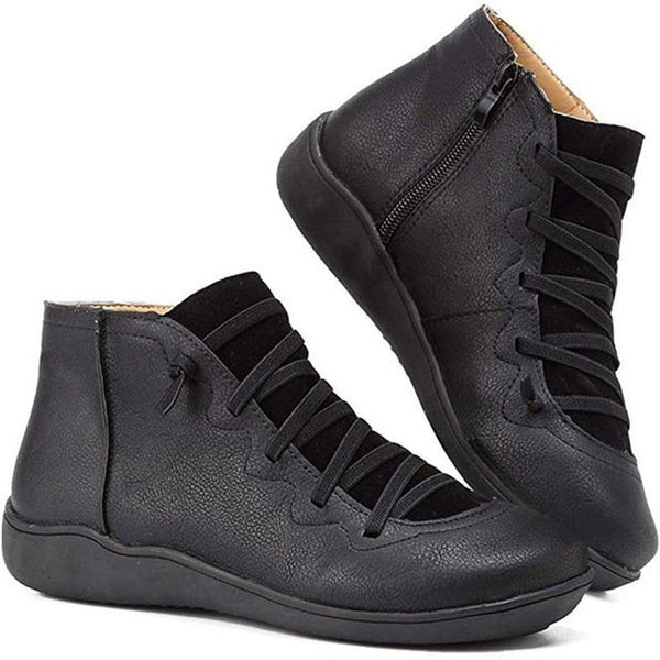 Zip & Lace Boot Shoe