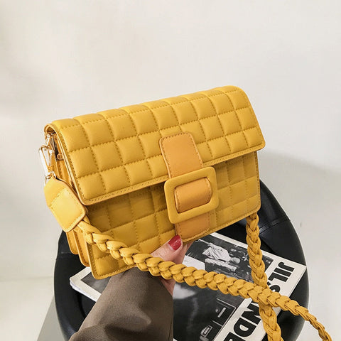 Braided Strap Shoulder Bag