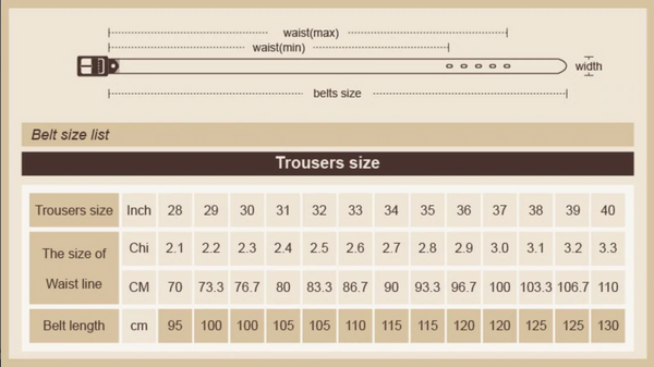 Designer Leather Belt