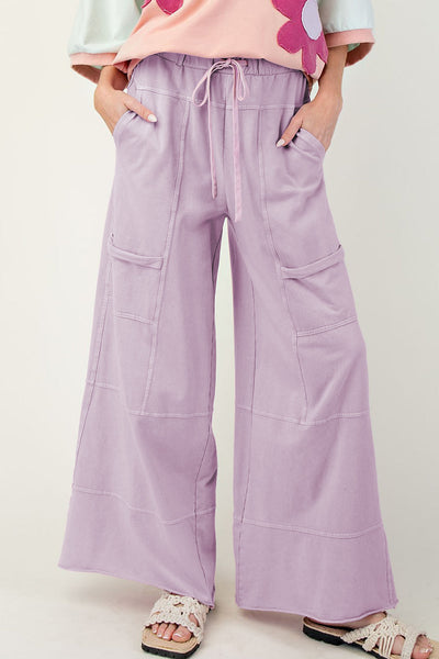 Chic Olive Green Wide Leg Cargo Pants for Women - Stylish & Comfortable Utility Trousers Perfect for Everyday Wear