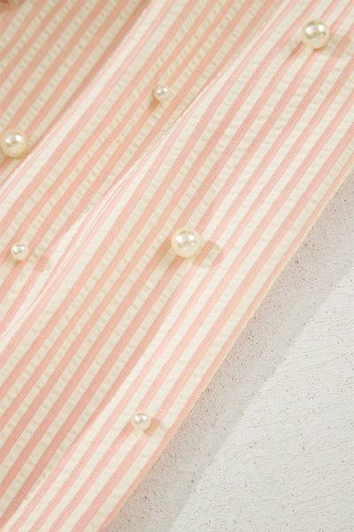 Stylish Women's Striped Blouse - Flattering Casual Top in Soft Fabric for Effortless Everyday Elegance