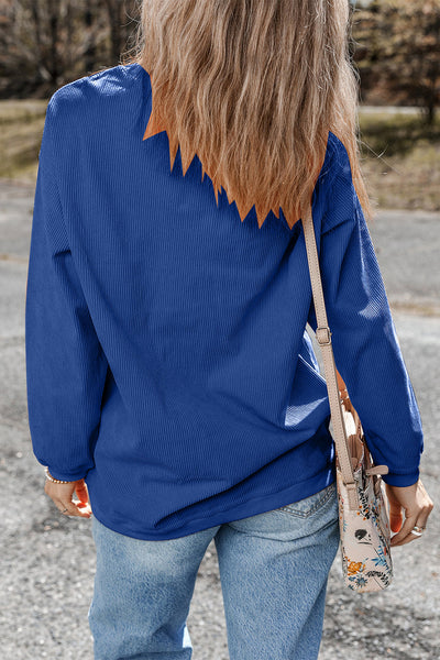 Soft Cozy Women's Long Sleeve Tunic Sweatshirt - Casual Stylish Top for Effortless Comfort in Everyday Wear