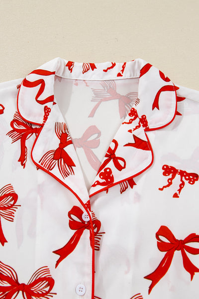 Festive Women's Holiday Pajama Set - Cozy Cotton Christmas Print, Relaxed Fit for Ultimate Comfort and Style