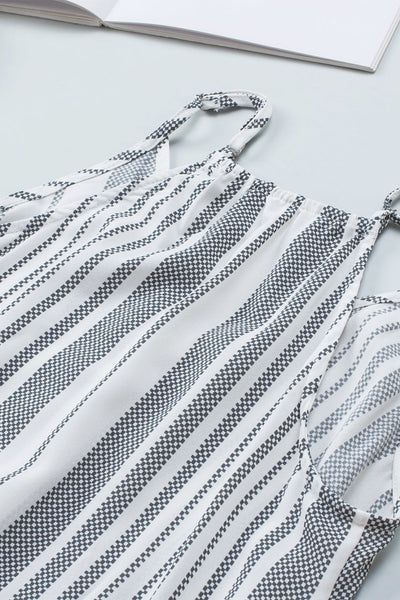 Stylish V-Neck Tank Tops with Printed Design