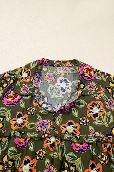 Floral Mini Dress for Women - Stylish Summer Outfit with Flattering Fit and Bright Colors Perfect for Any Occasion