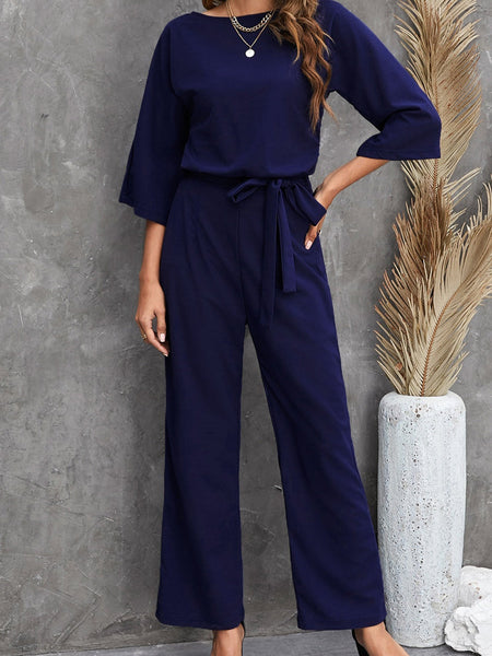 Elegant One-Shoulder Jumpsuit for Parties and Weddings