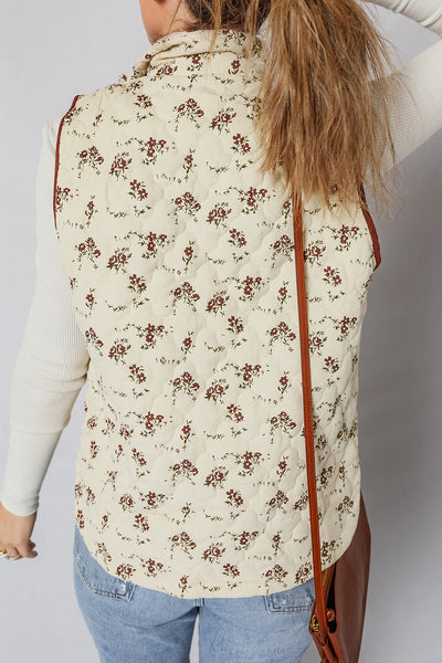 Chic Women's Floral Print Sleeveless Vest Top - Lightweight Summer Blouse for Casual Style and Comfort