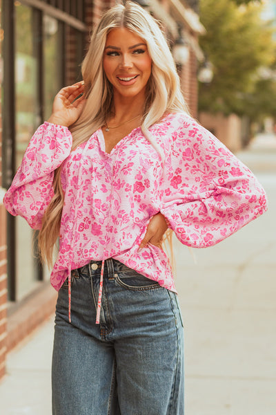 Chic Women's Puff Sleeve Blouse in Soft Cotton - Trendy Casual Top with Feminine Fit for Effortless Style