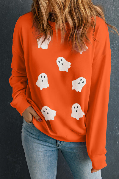 Trendy Women's Soft Sequin Graphic Sweatshirt in Casual Fit - Eye-Catching Everyday Style for Chic Comfort