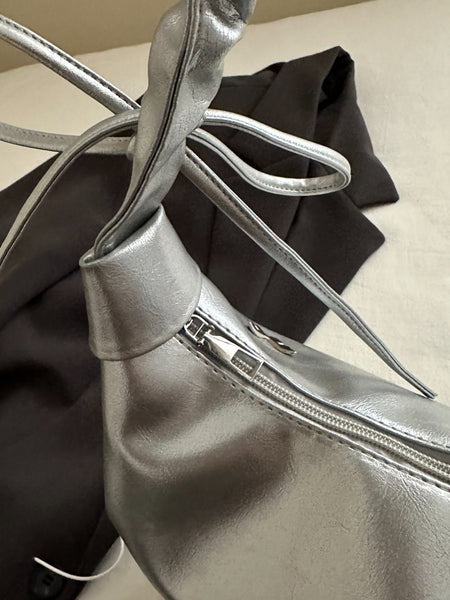 Butterfly Ruched Strap Shoulder Bag