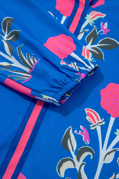 Vibrant Floral Blouse for Women - Lightweight & Comfortable Spring/Summer Top with Elegant Style and Bright Colors