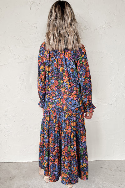 Elegant Women's Floral Maxi Dress - Sleeveless Summer Style, Flowing Fit for Parties, Casual Outings & Beach Days