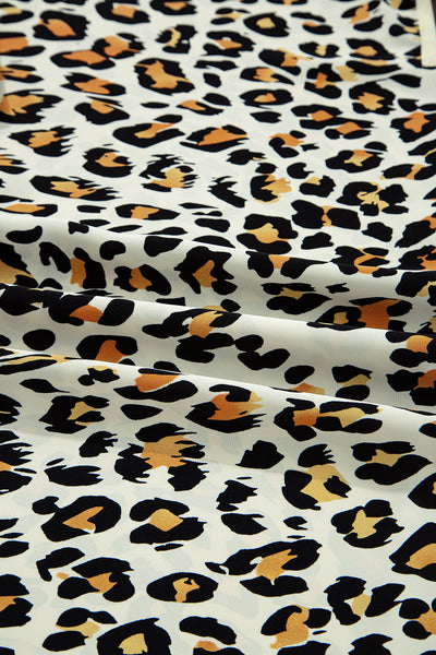 Stylish Women's Leopard Print Blouse - Flattering Casual Top for Effortless Everyday Fashion in Comfortable Fit