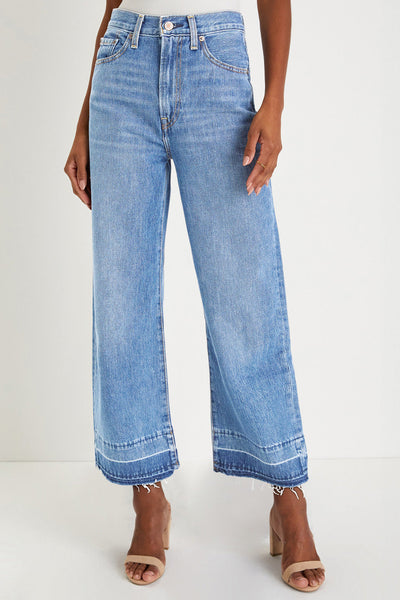 Women's Casual Loose Fit Blue Jeans - Comfortable Denim Pants for Effortless Style and Daily Wear