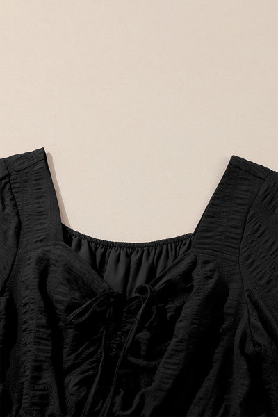 Flattering Plus Size Black Dress for Women - Elegant Style, Comfortable Fabric, Ideal for Parties and Special Occasions