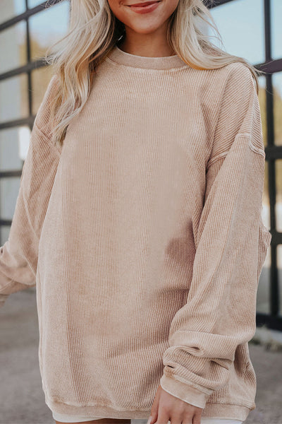 Cozy Women's Vintage Graphic Sweatshirt - Trendy Casual Style in Soft Pastels for Everyday Comfort and Chic Layering