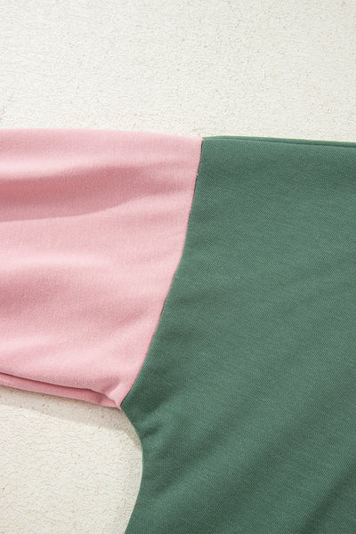Trendy Women's Color Block 2-Piece Set - Comfortable Casual Outfit for Everyday Style, Perfect Fit and Versatile Looks