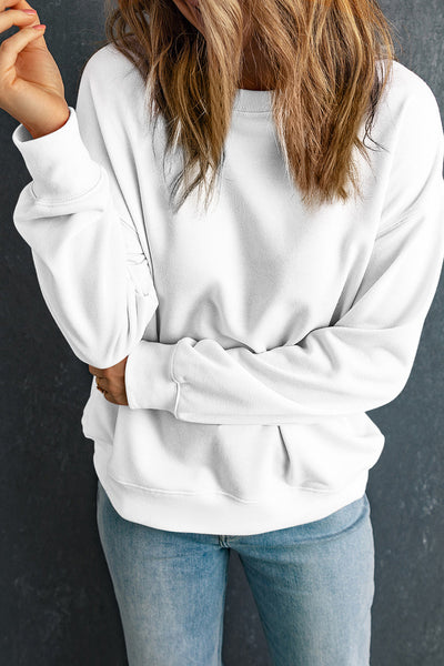 Cozy Women's Classic Crewneck Sweatshirt in Soft Fabric - Ideal for Casual Layering and Everyday Comfort