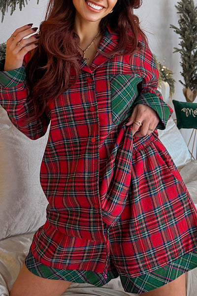 Festive Women's Christmas Pajama Set - Soft Cotton, Relaxed Fit, Cozy Holiday Print for Ultimate Comfort and Cheer