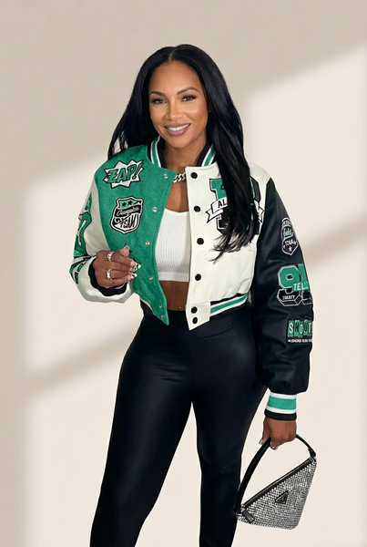 Women's Streetwear Varsity Jacket in Jackets for polished occasion-to-casual wear