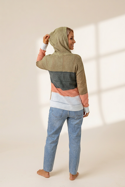 Striped and Color Block Henley Shirt with practical styling and dependable silhouette control.
