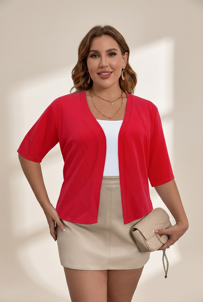 women's versatile plus size summer outfit made for easy styling and wardrobe coordination, with premium-like structure and finish. with practical