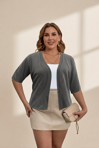 women's easy plus size summer style made for easy styling and wardrobe coordination, with premium-like structure and finish. with practical styling