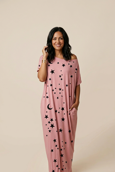 Women's Off-the-Shoulder Starry Dress in Blouses & Shirts