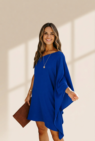 Women's Summer One-Shoulder Dress in Blouses & Shirts