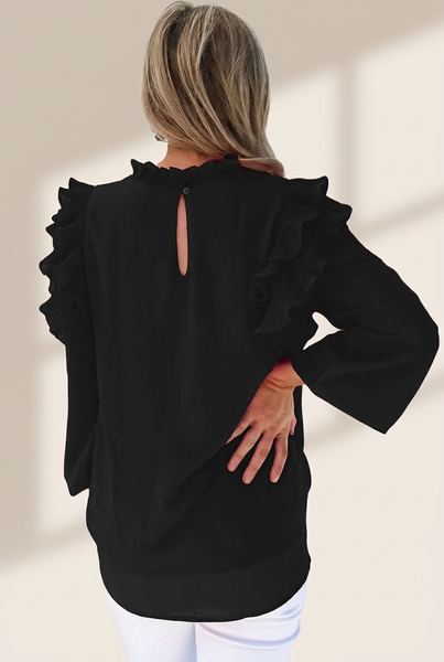 Women's Trendy Ruffle Top in Blouses & Shirts