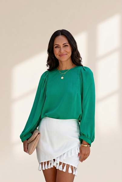 Women's Trendy Ruffle Top in Blouses & Shirts