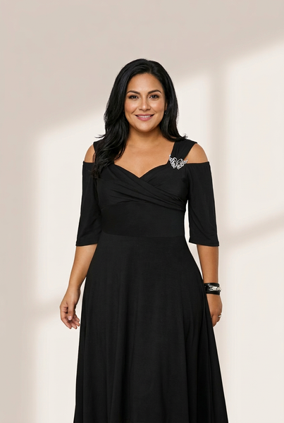 Women's Elegant Plus Size Dress in Plus Size Dresses