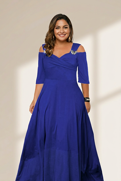 Women's Elegant Plus Size Dress in Plus Size Dresses