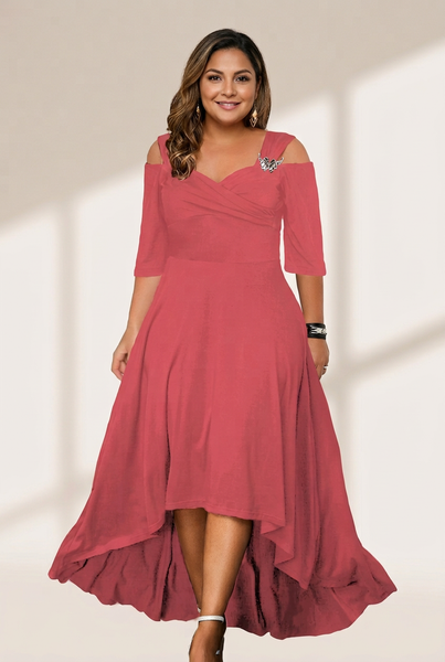Women's Elegant Plus Size Dress in Plus Size Dresses