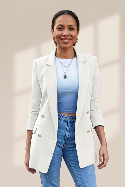 Simple Solid Blazer for Everyday Wear with practical styling and dependable silhouette control.