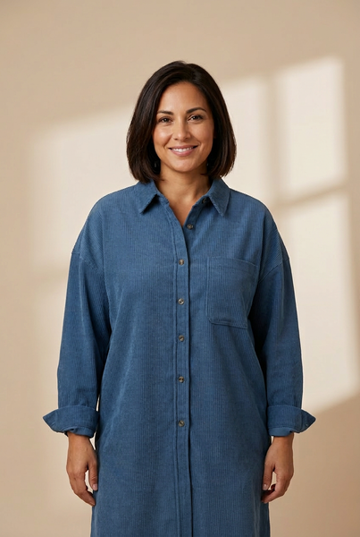 Women's Fashion Style Button Lantern Long Sleeve Blouse